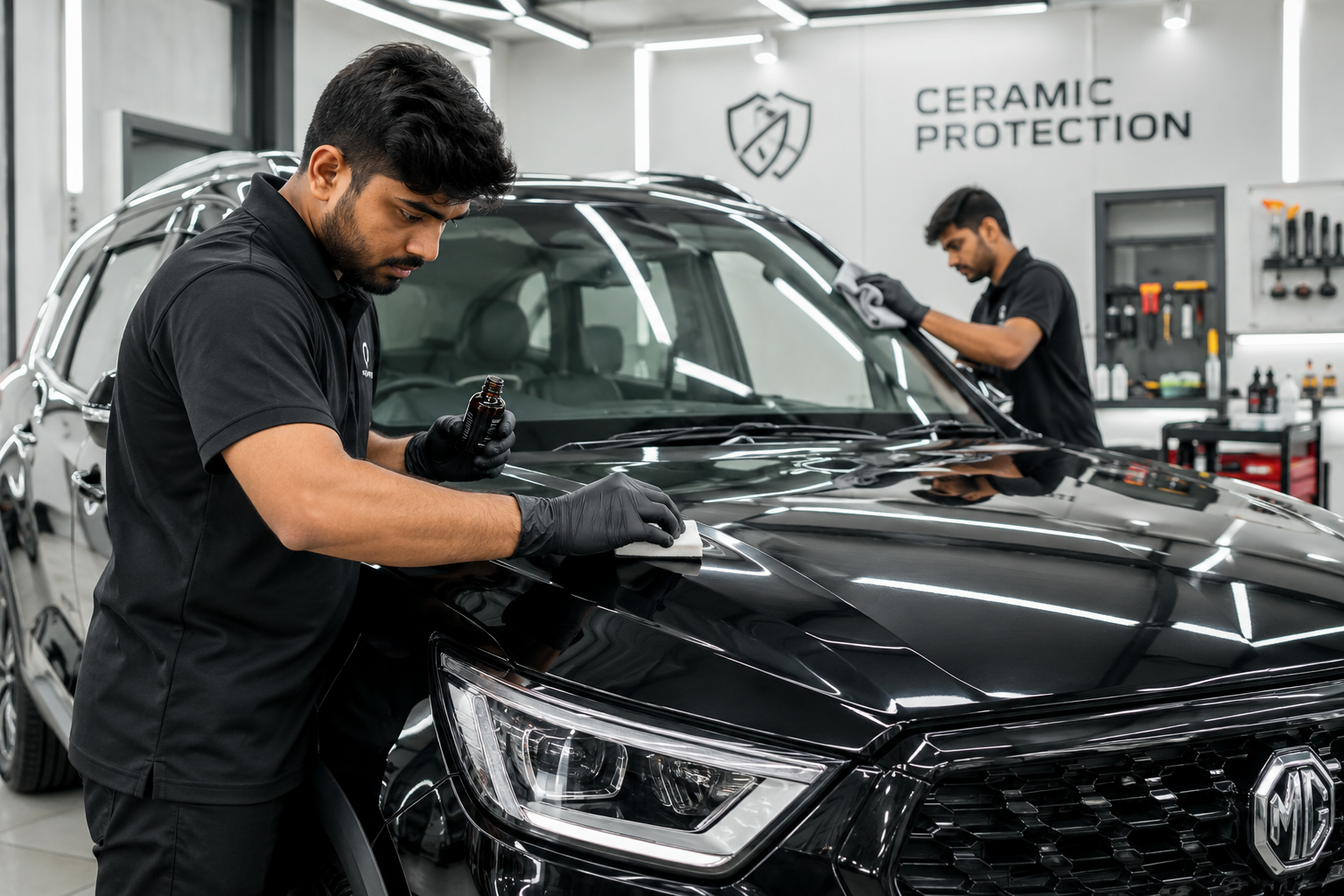 CERAMIC COATING in studio bay