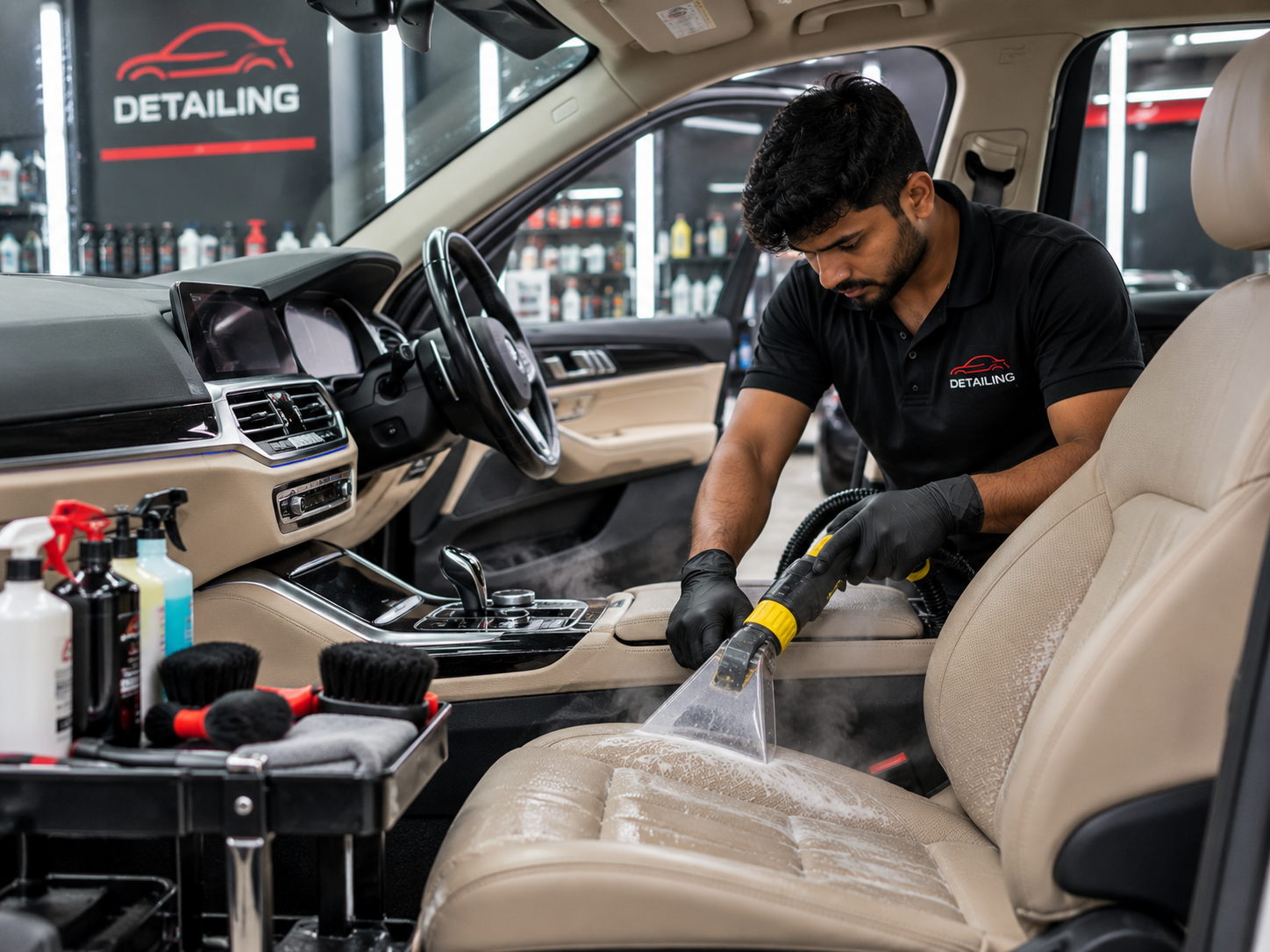 INTERIOR DEEP CLEAN in studio bay